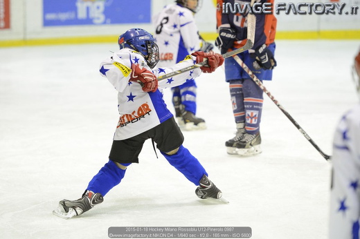 2015-01-18 Hockey Milano Rossoblu U12-Pinerolo 0987